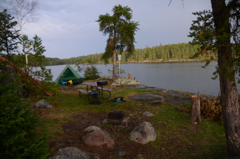 700_5849.jpg - The last campsite on the lake and a nice one